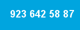 923 642 58 87 923 642 58 87
